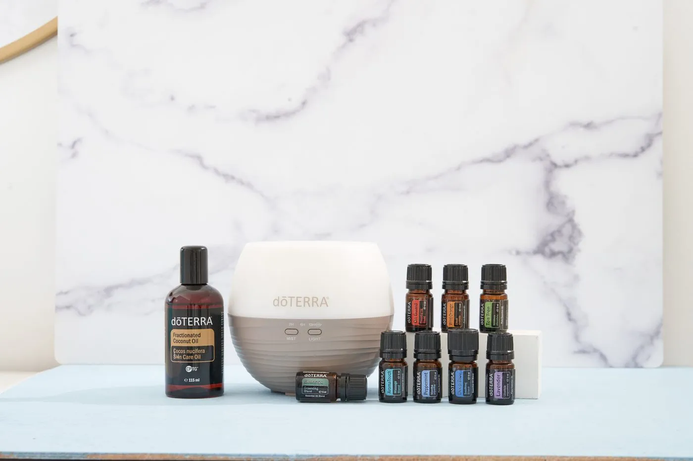 doTERRA essential oil and diffuser